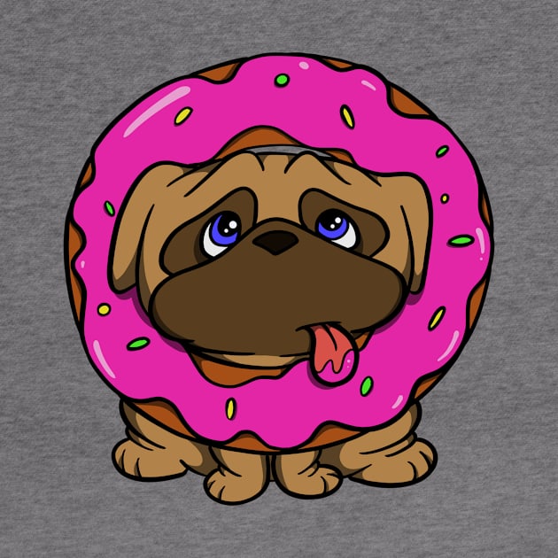 Donut Pug by MumsMerch